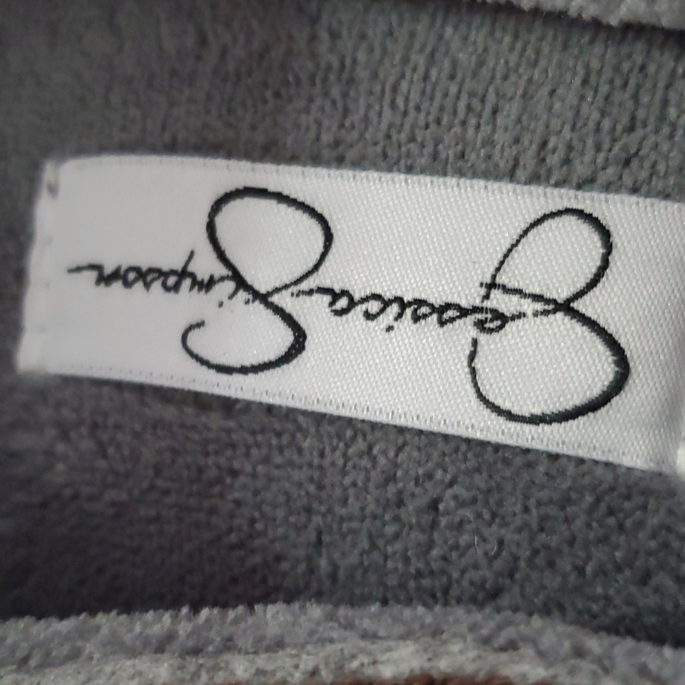 🍒 JESSICA SIMPSON GRAY SLIPPERS - Picture 4 of 12